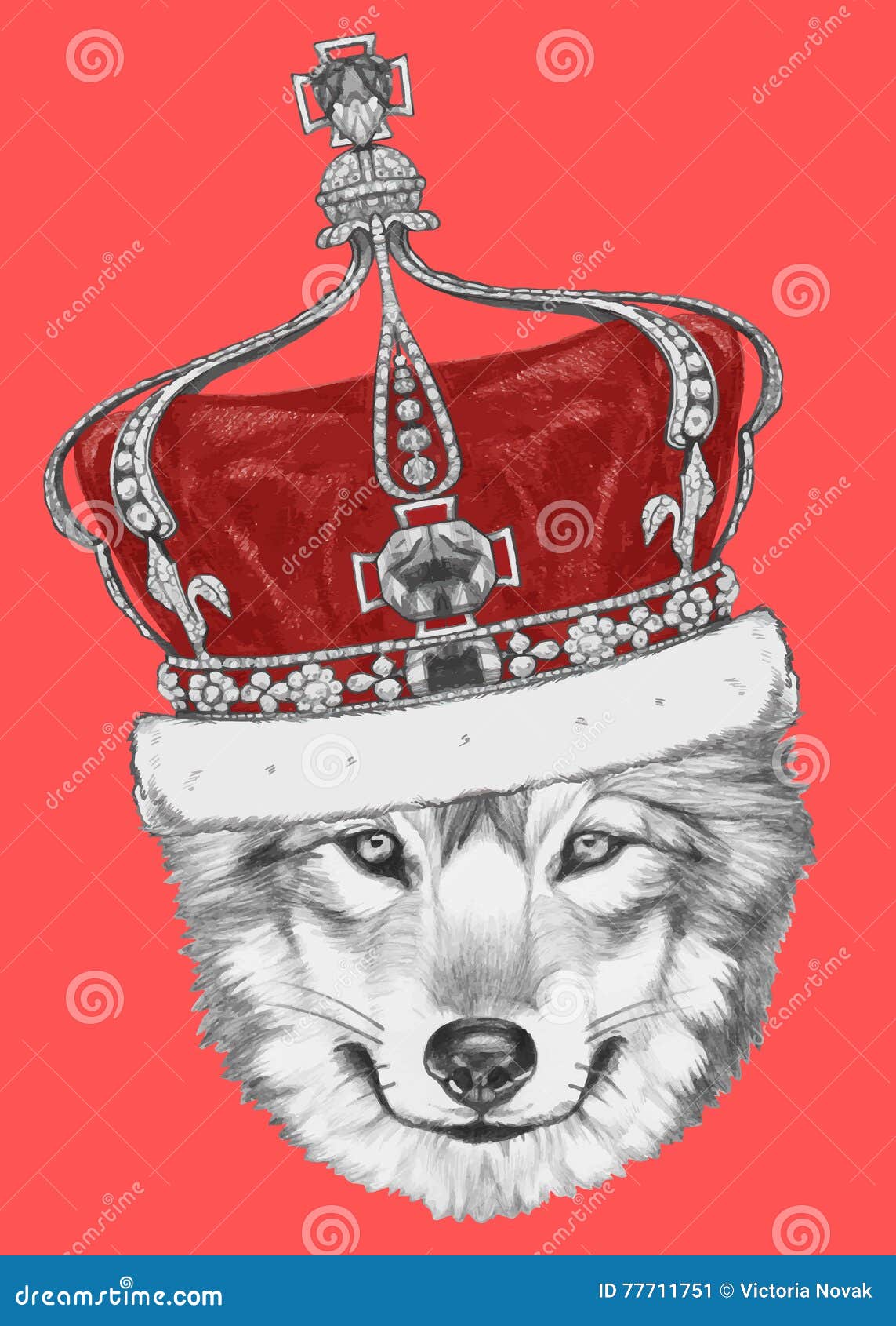 Волк с короной
