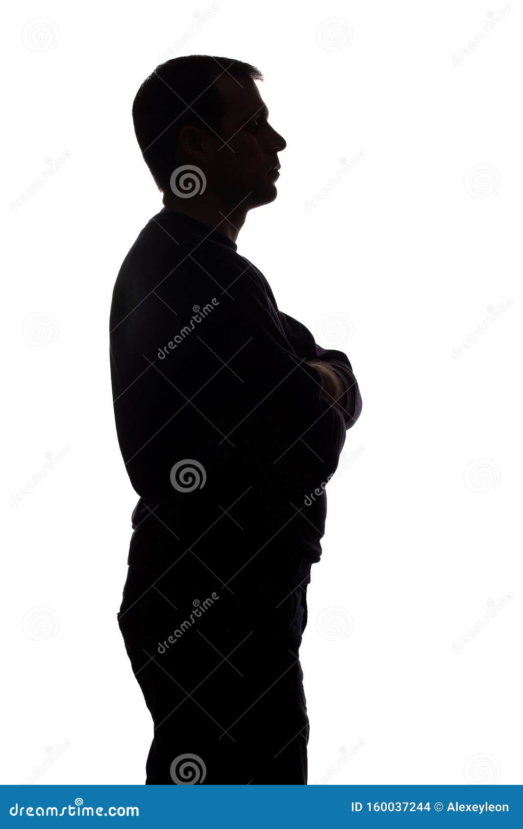 Человек с боку