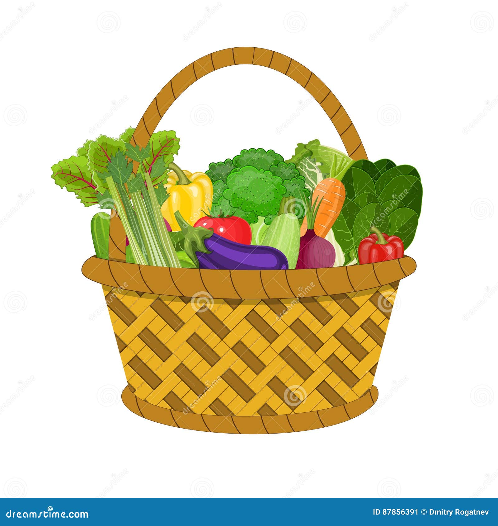 Картинки корзина с овощами