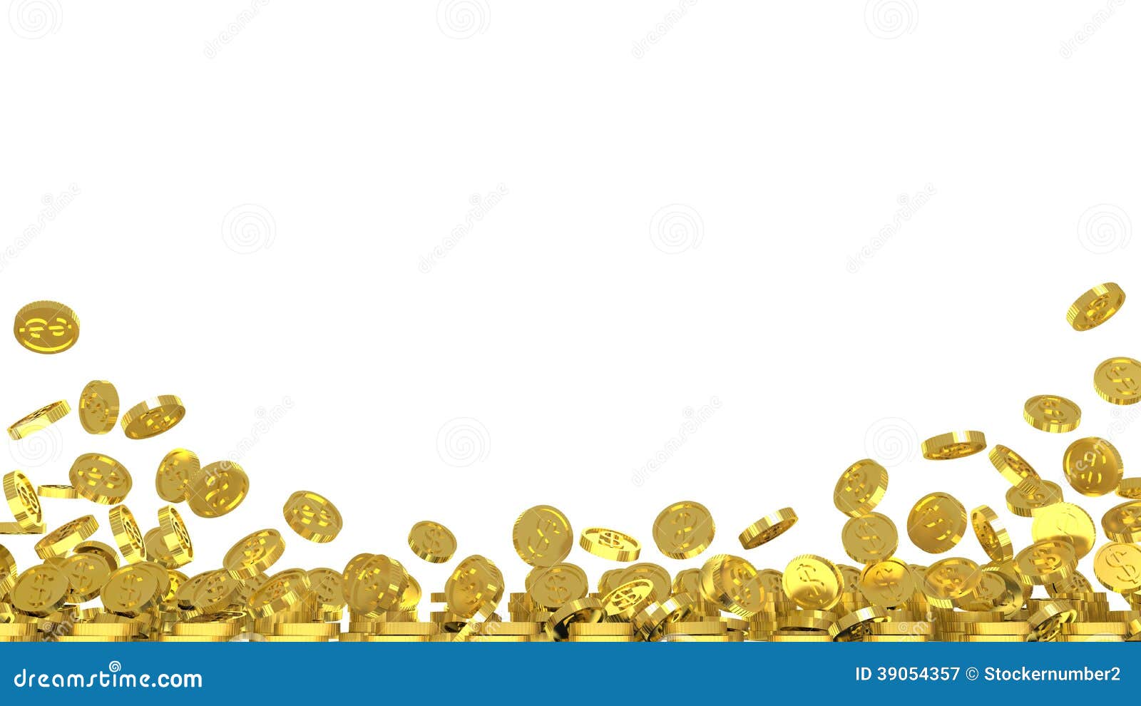 Фон из монеток для детей