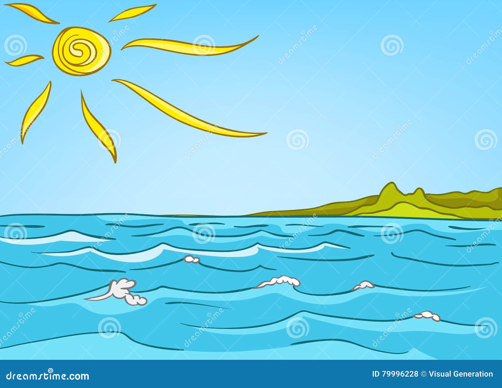 Картинка черное море для детей