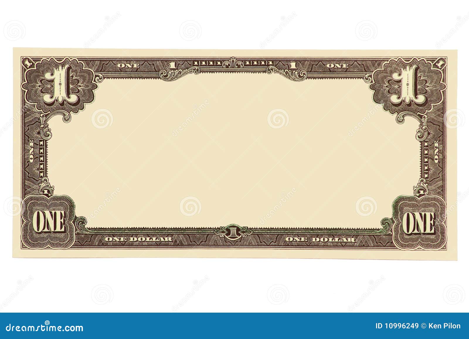 T me blank banknotes