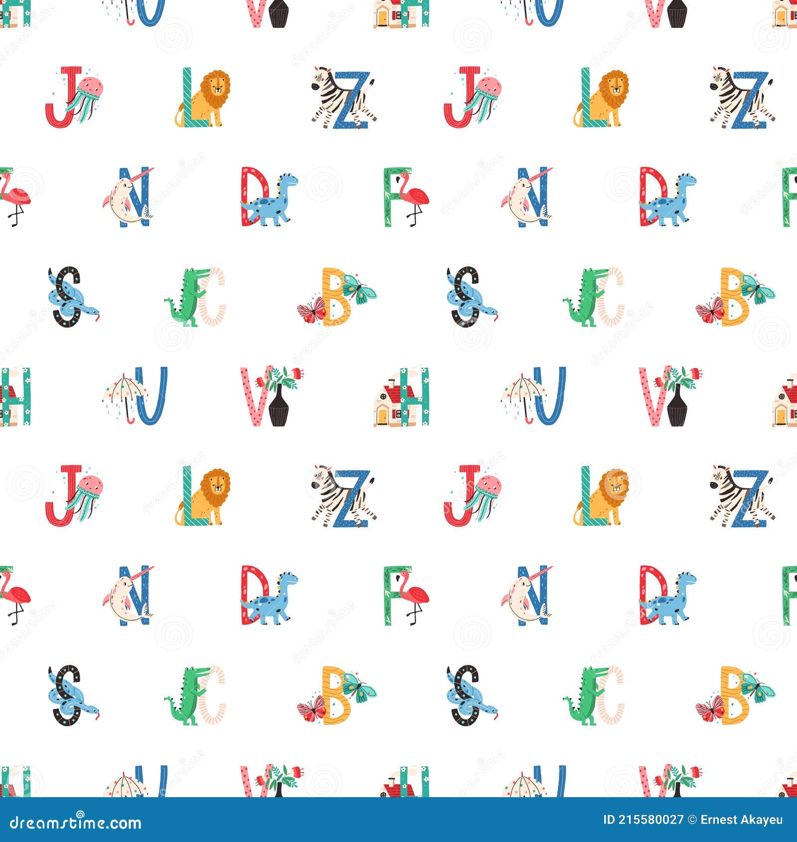 прозрачный детский рисунок с заглавными буквами английского алфавита на  белом фоне. бесконечная повторяемая текстура Иллюстрация вектора -  иллюстрации насчитывающей письмо, язык: 215580027