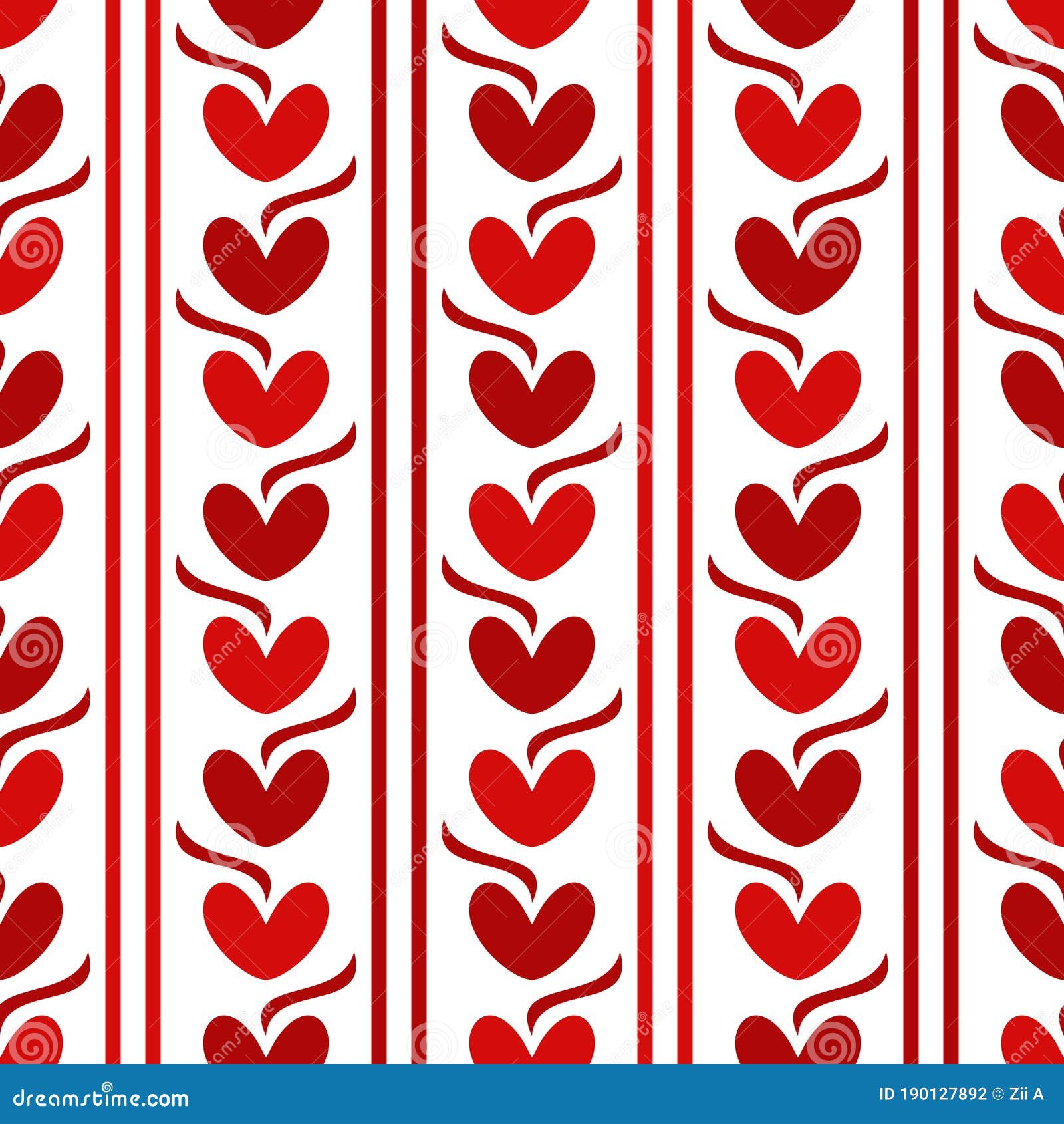 Простая богатая линия любви вертикальные декоративные красные монохромного  безшовные обои фона картины Иллюстрация вектора - иллюстрации насчитывающей  сердце, красивейшее: 190127892