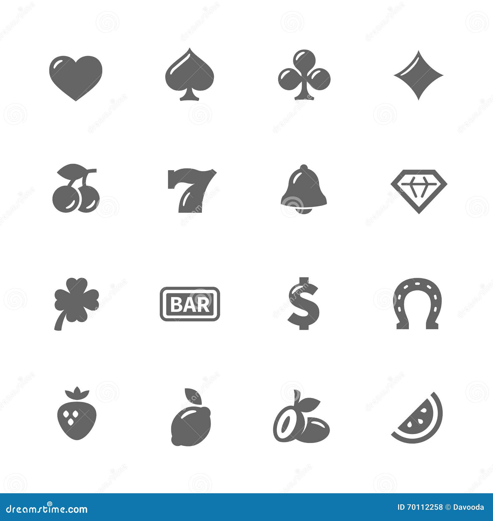 Free vector slot machine symbols Free vector slot machine symbols