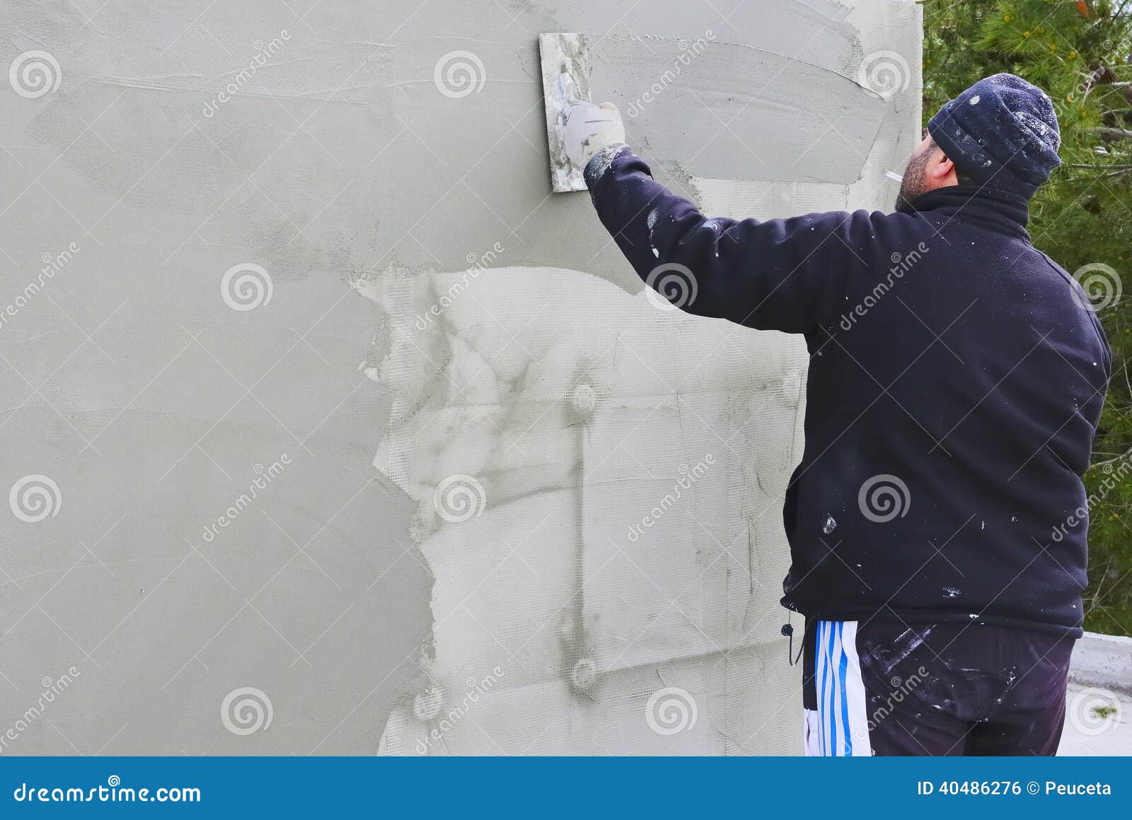 Зимняя штукатурка