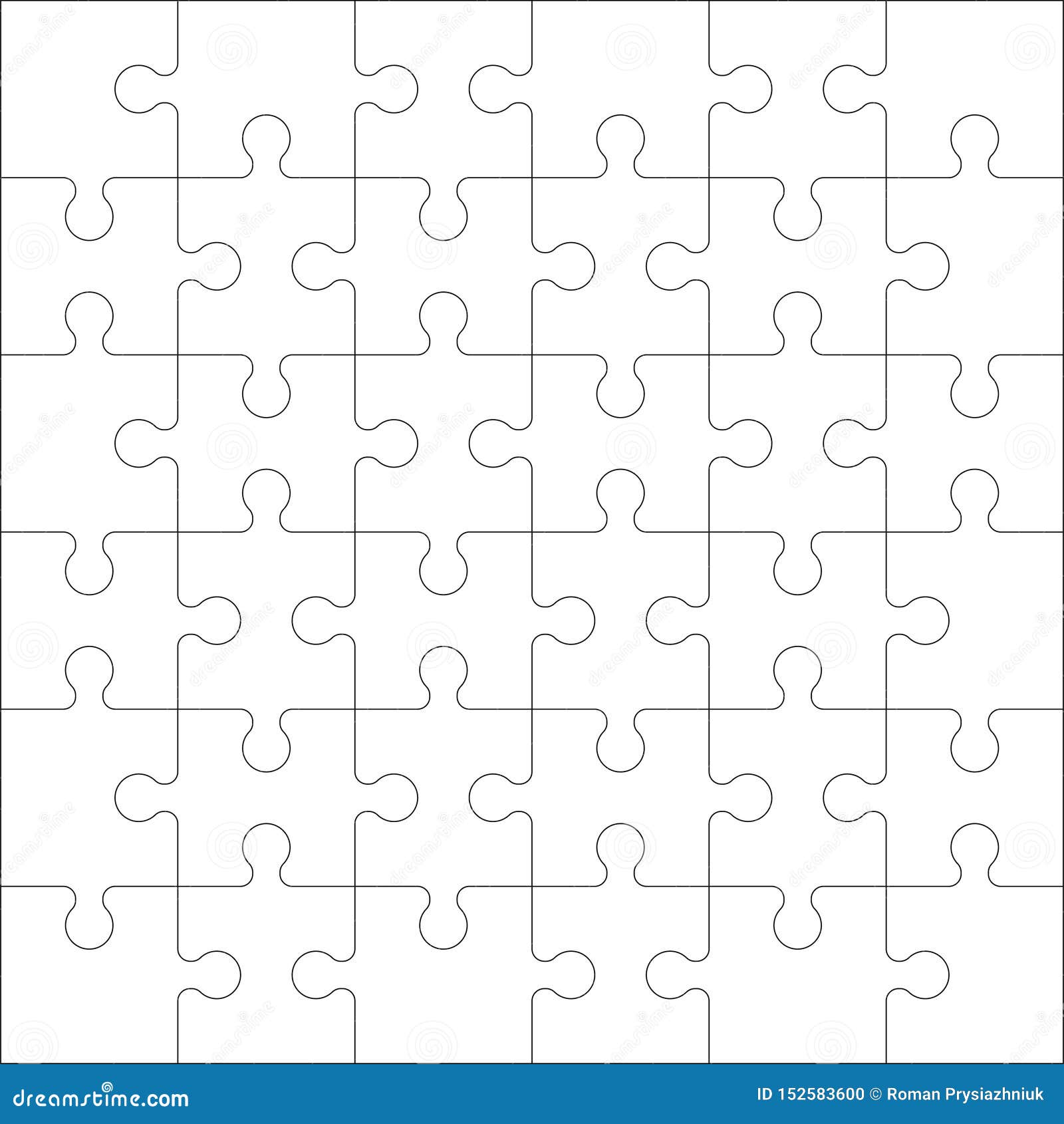 Blank Jigsaw Puzzle Stock Illustrations – 21,21 Blank Jigsaw Throughout Blank Jigsaw Piece Template