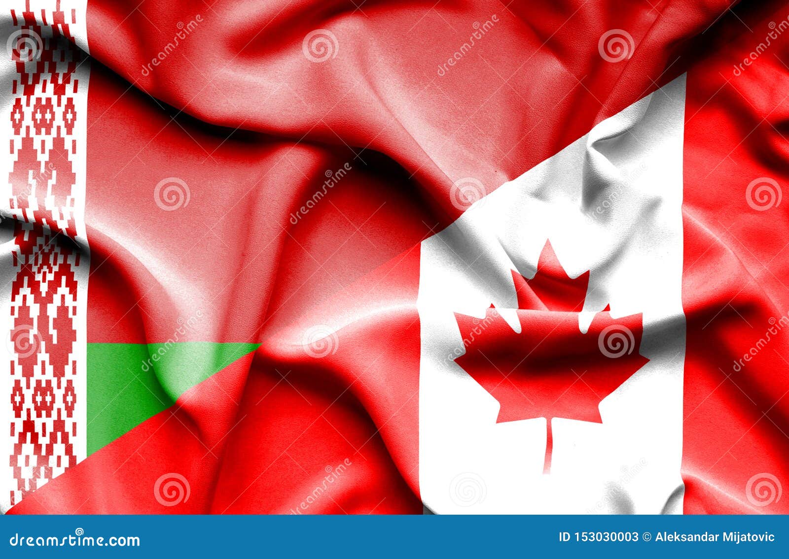 Развевая флаг Канады и Беларуси Иллюстрация штока - иллюстрации  насчитывающей : 153030003