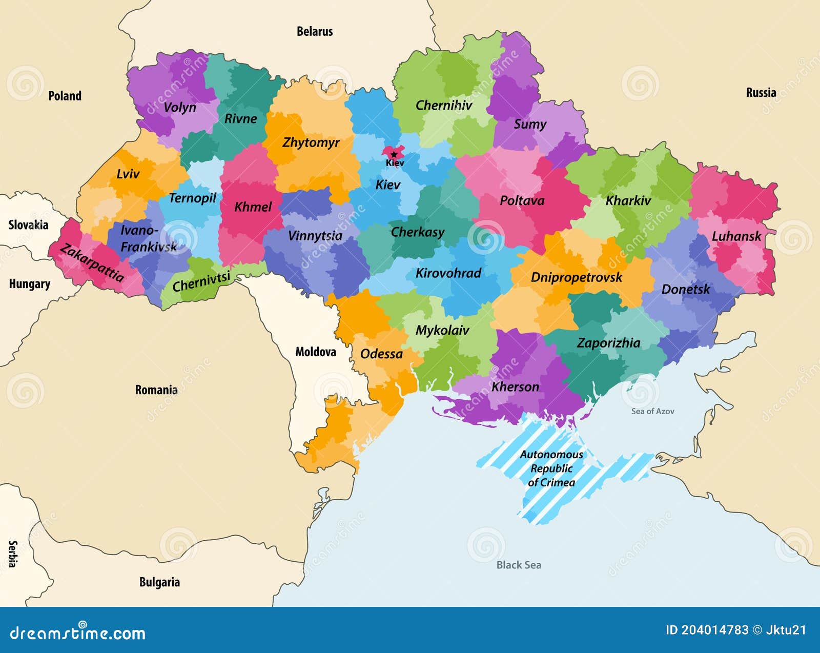 Ukraine regions