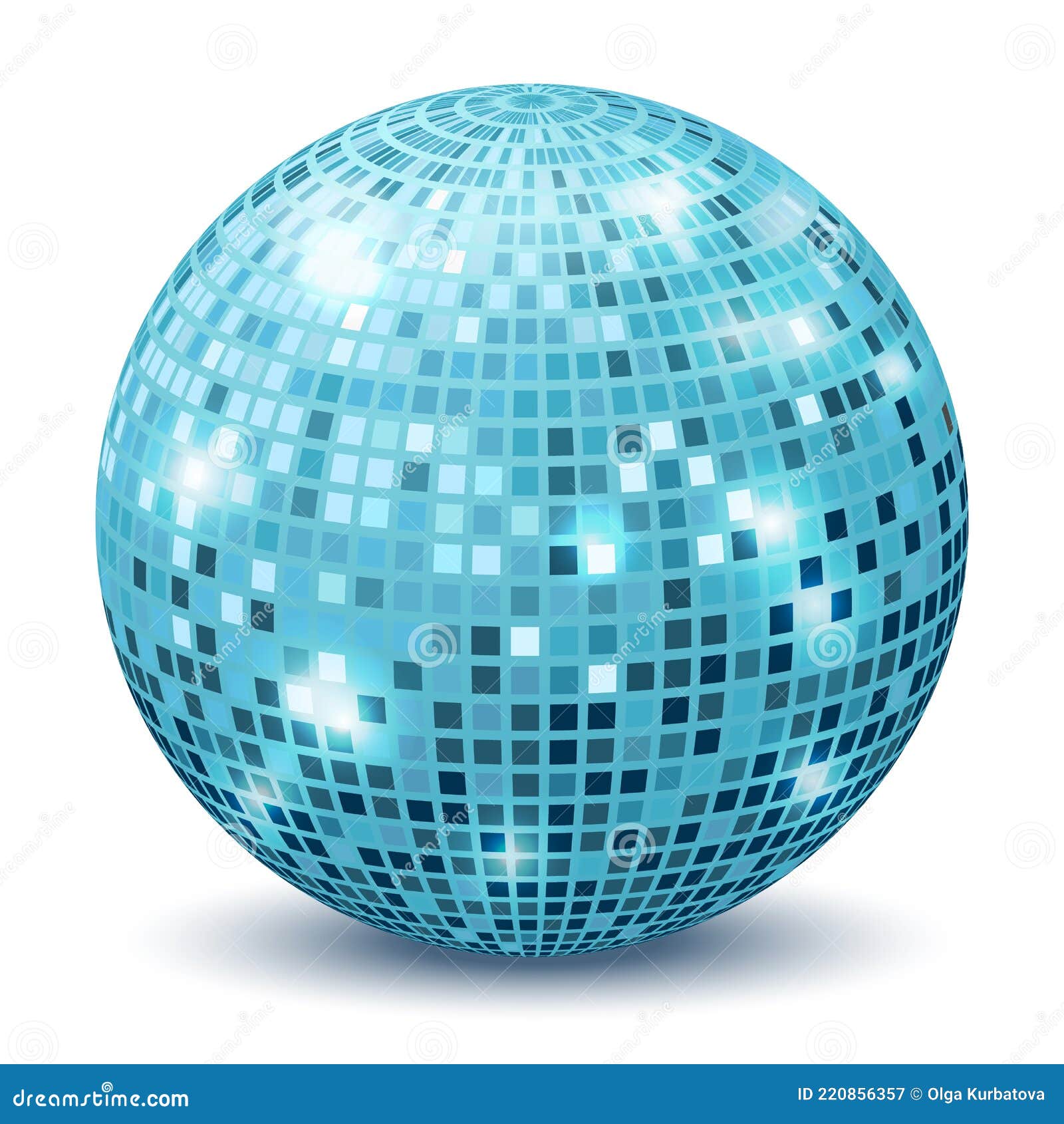 реалистичный диско-шар. зеркальная танцевальная группа. светящиеся лучи  ретро-гало Иллюстрация вектора - иллюстрации насчитывающей свет, зеркало:  220856357