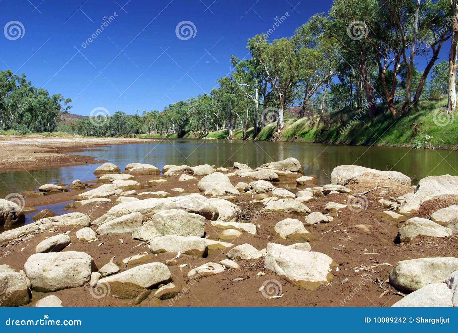река finke Австралии стоковое фото. изображение насчитывающей естественно -  10089242