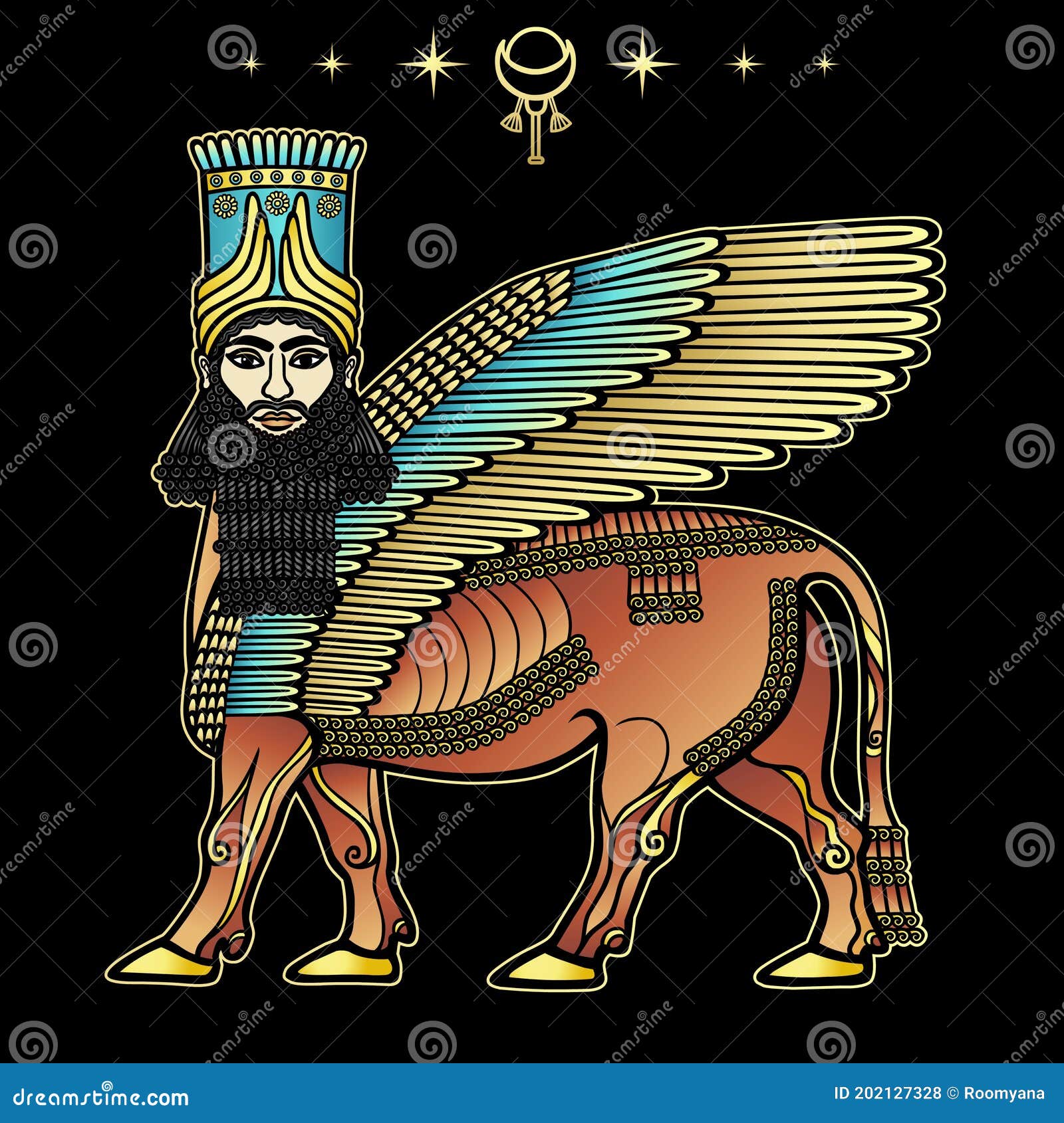 Крылатые быки