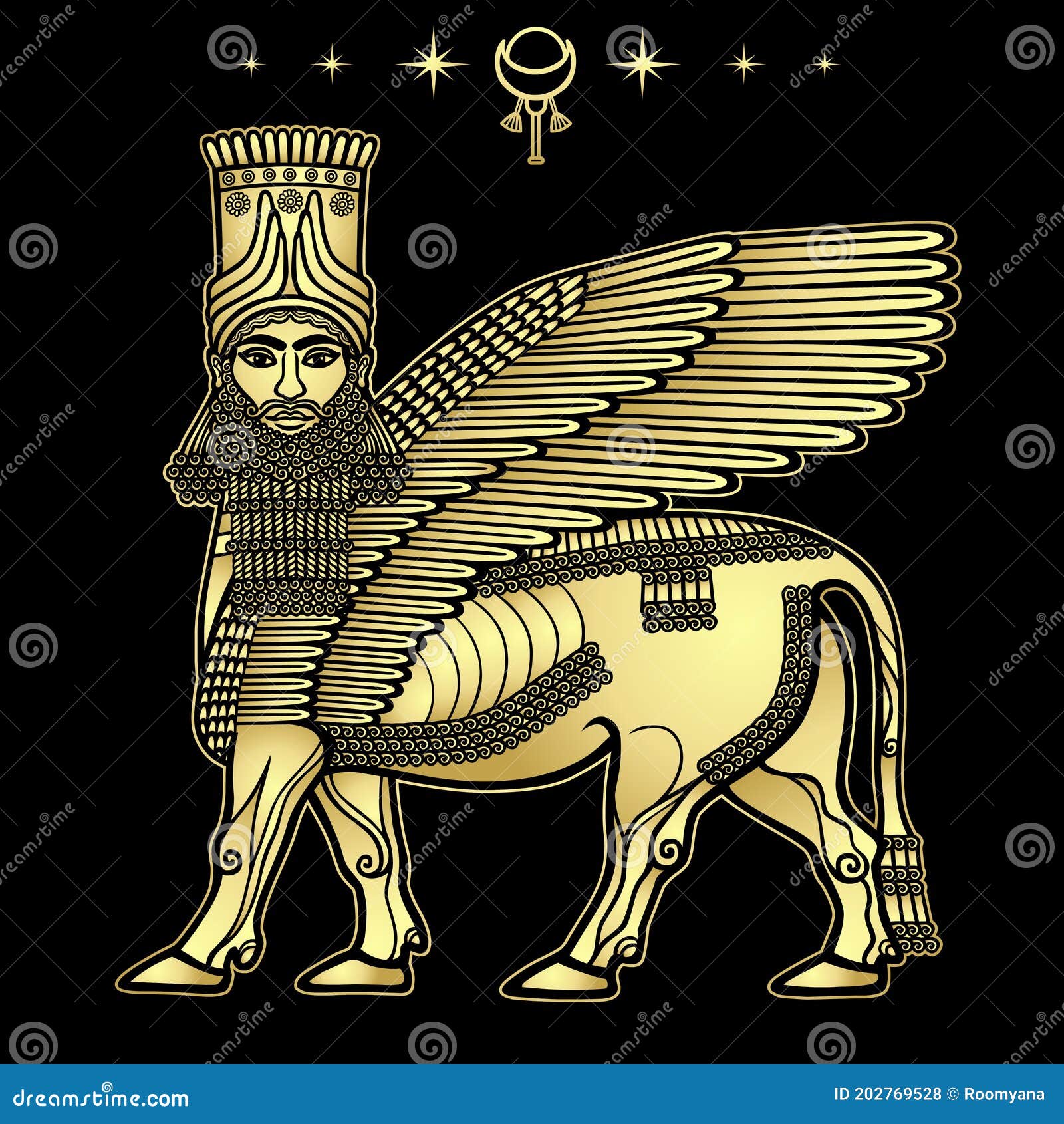 Крылатые быки