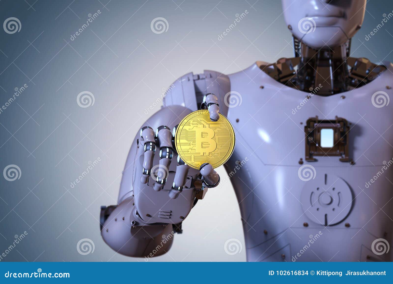 robot bitcoin bitcoin logo védjegy