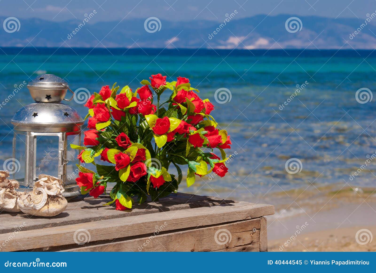 Букет и море
