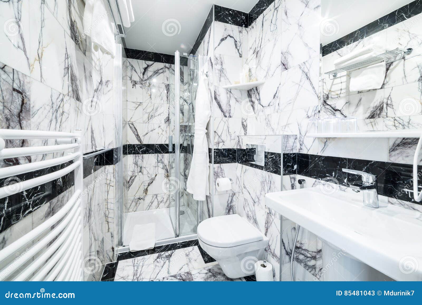 Ванная Комната Белый Мрамор Фото
