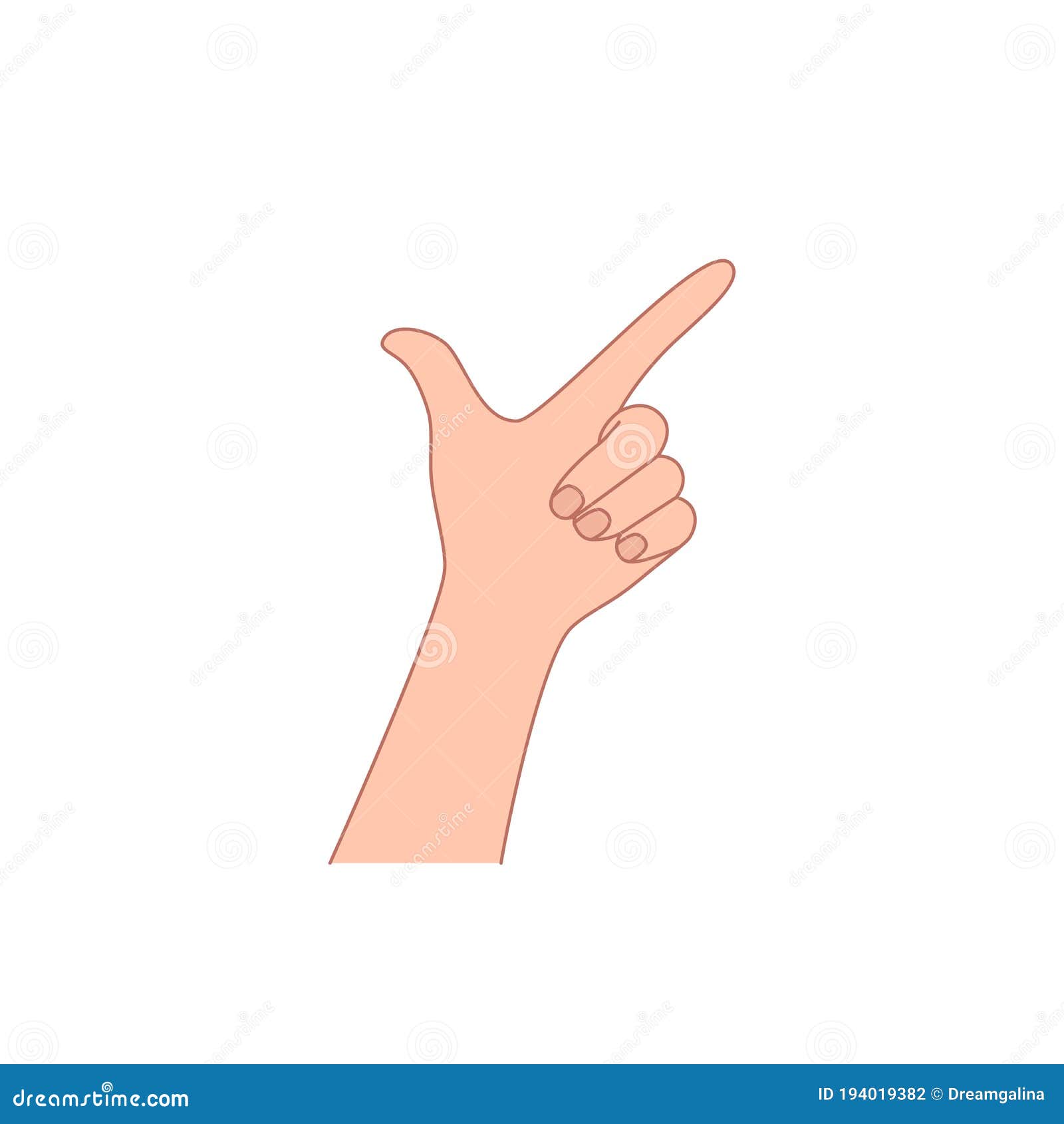 жест щелчок