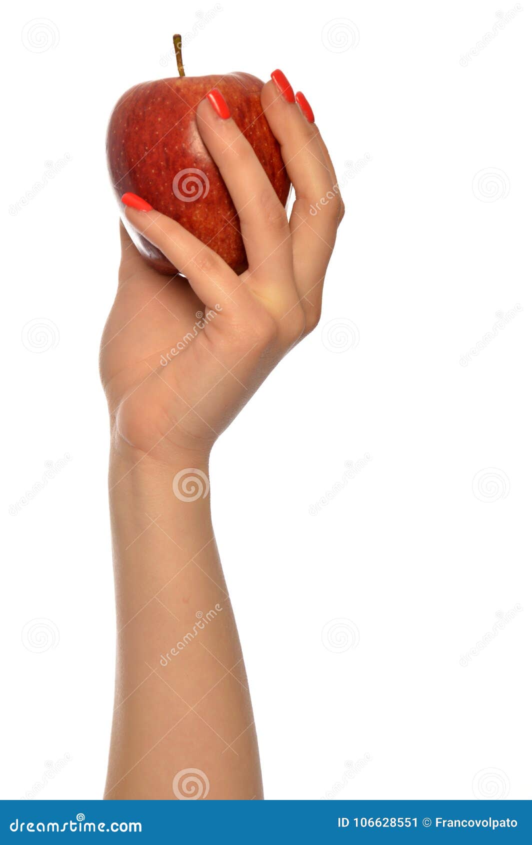 Яблоко в руке
