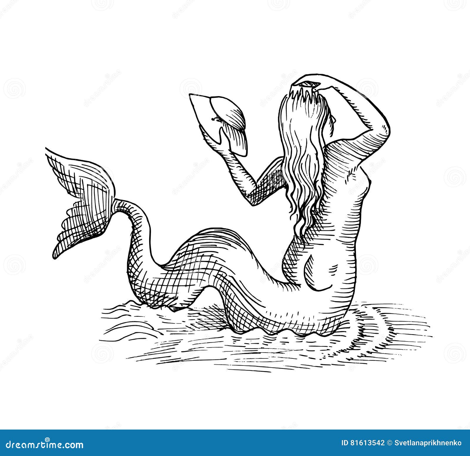 Рисунок сирена