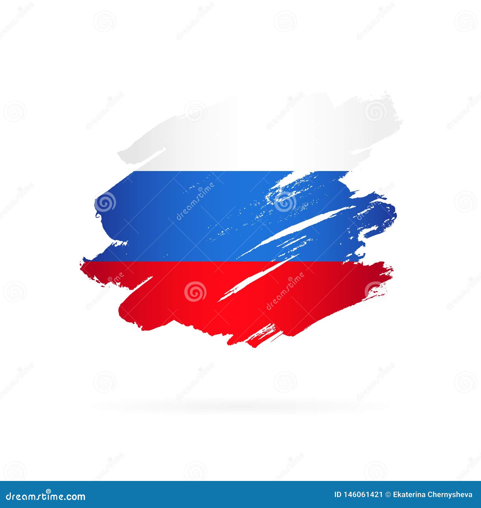 Флаг рф на белом фоне