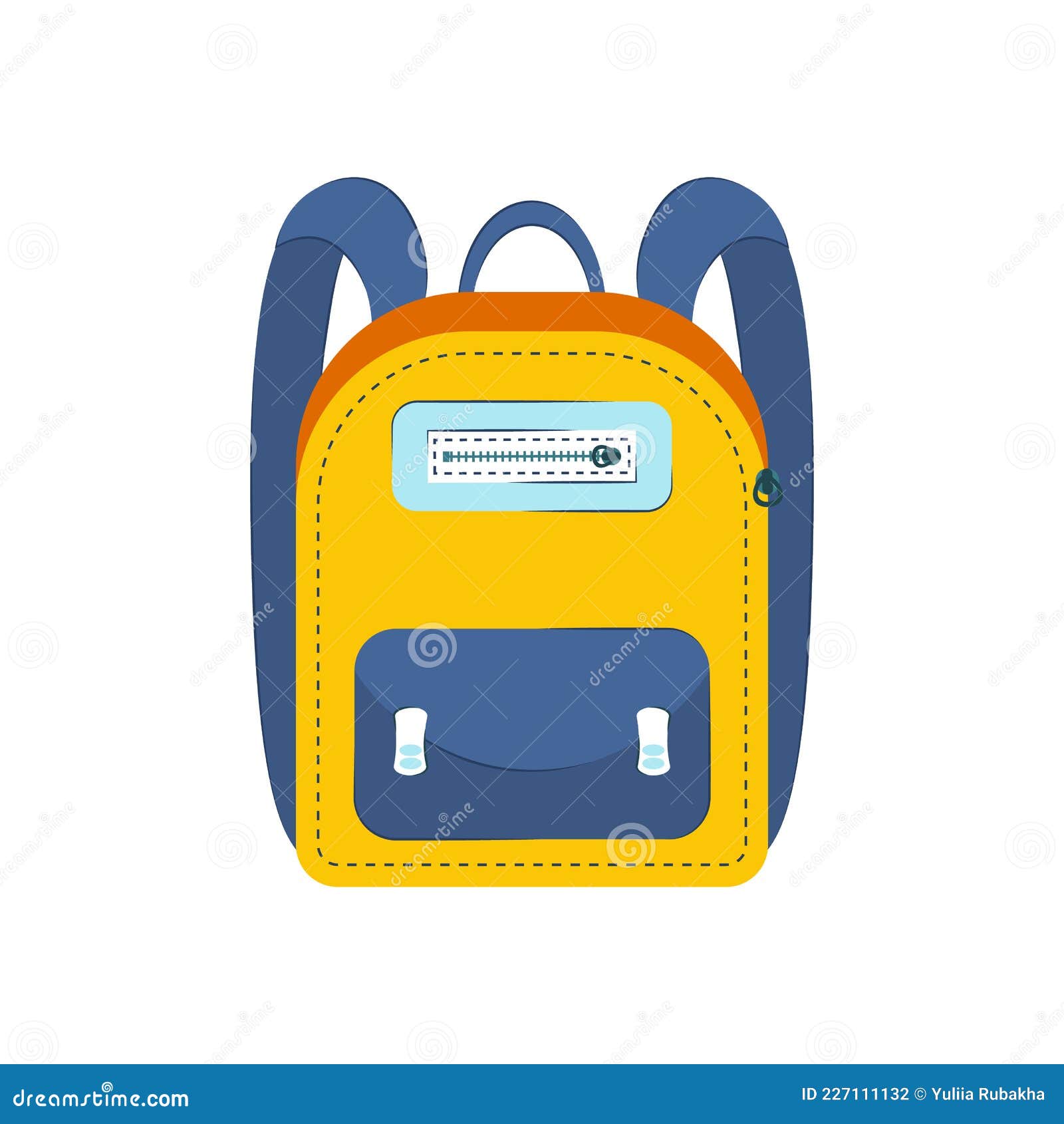 рюкзаки, нарисованные вручную. сумки для школы Иллюстрация вектора - иллюстрации насчитывающей плоско, график: 227111132