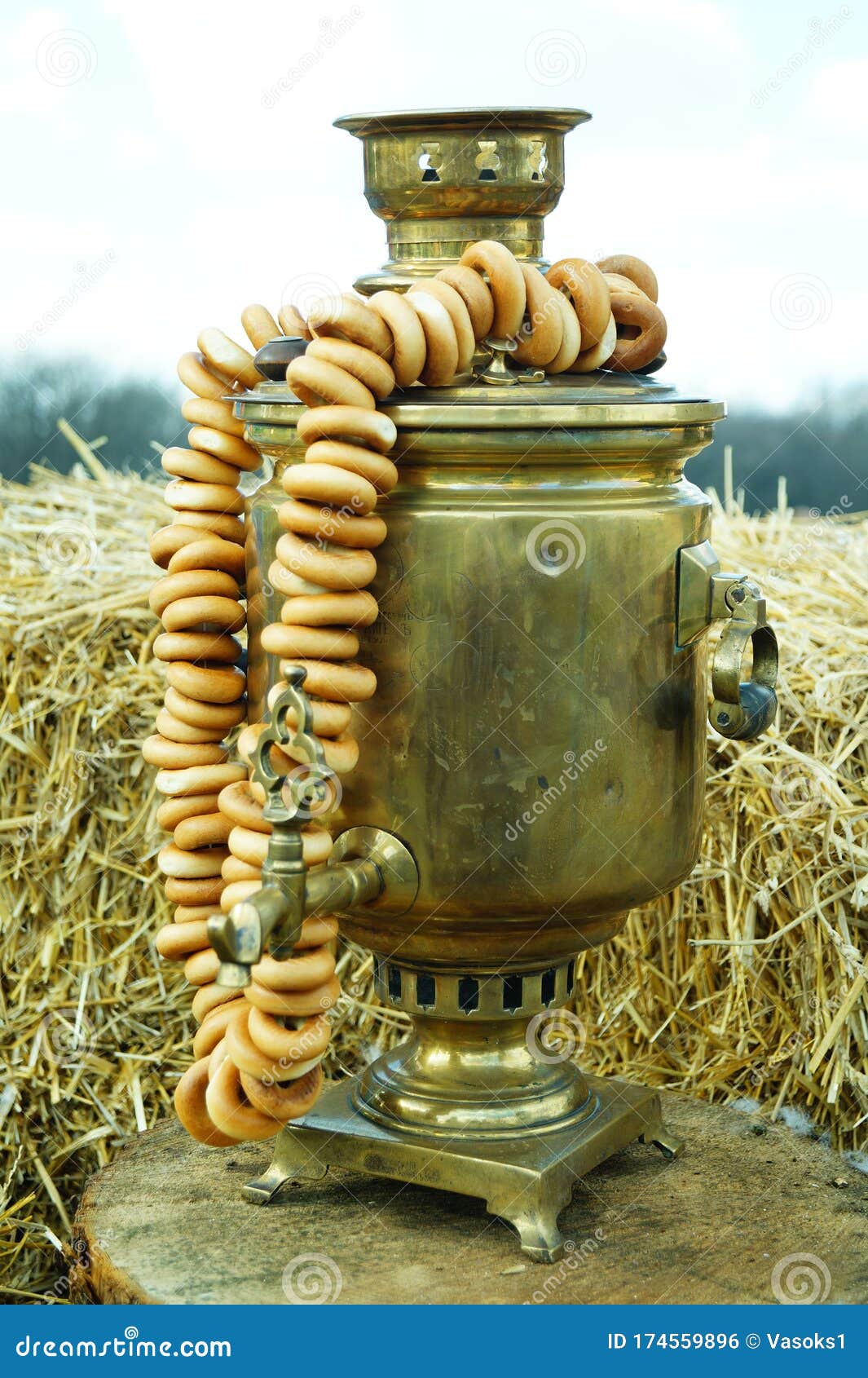 Самовар с сушками картинки