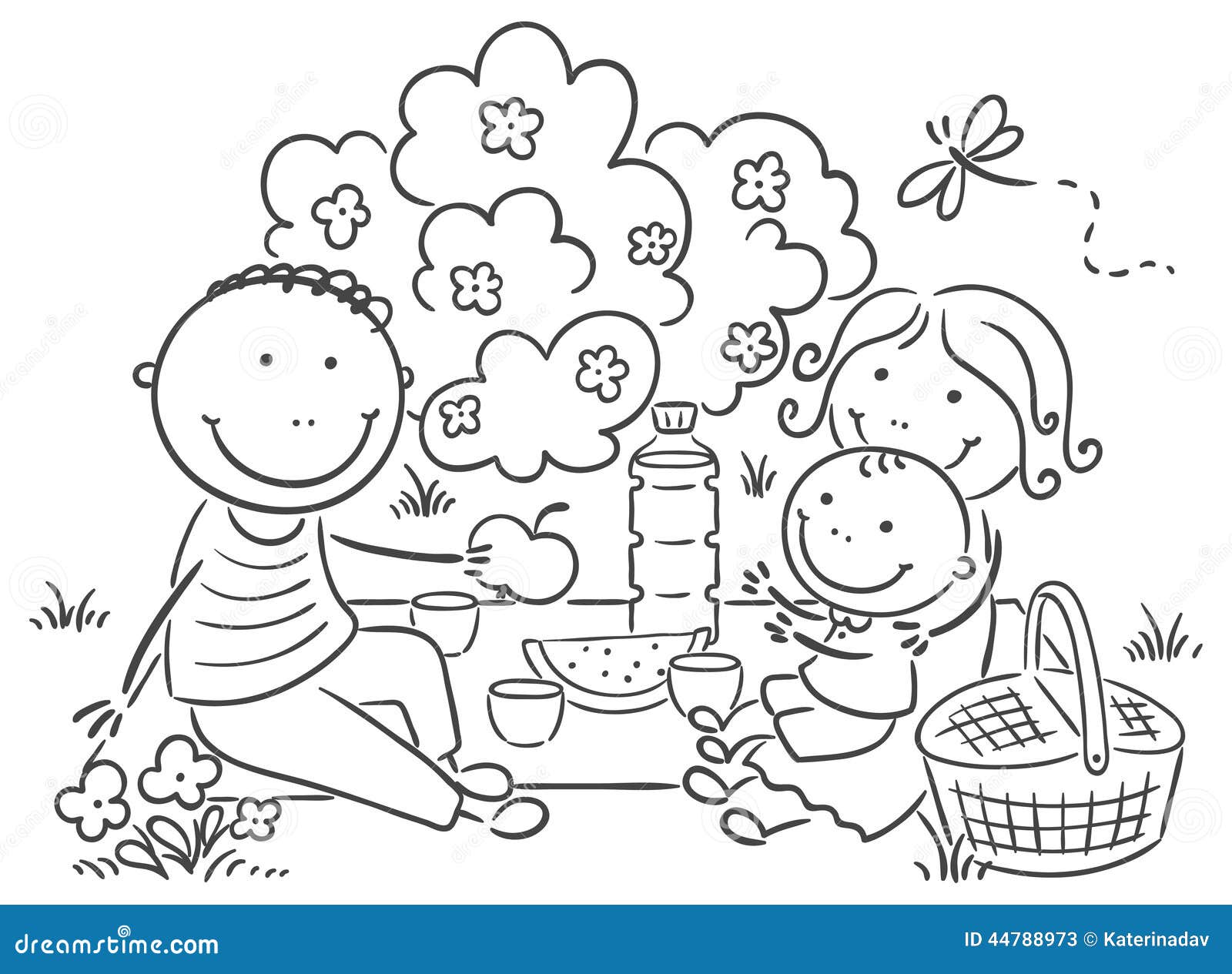 Picnic picture for kids