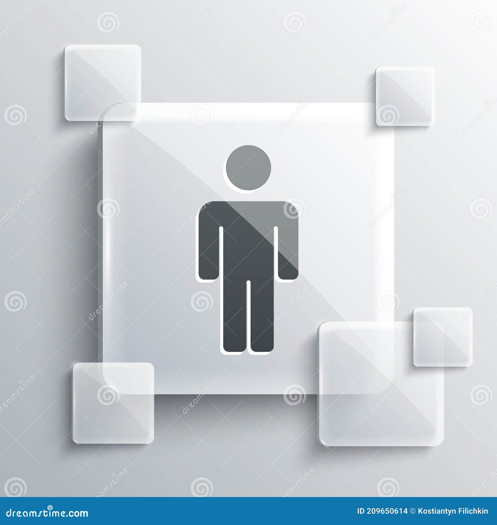 Серый пользователь значка человека в изоляции на серую фон. Значок профиля пользователя символа аватары бизнеса. Мужской знак поль Иллюстрация вектора - иллюстрации насчитывающей кнопка, стекло: 209650614