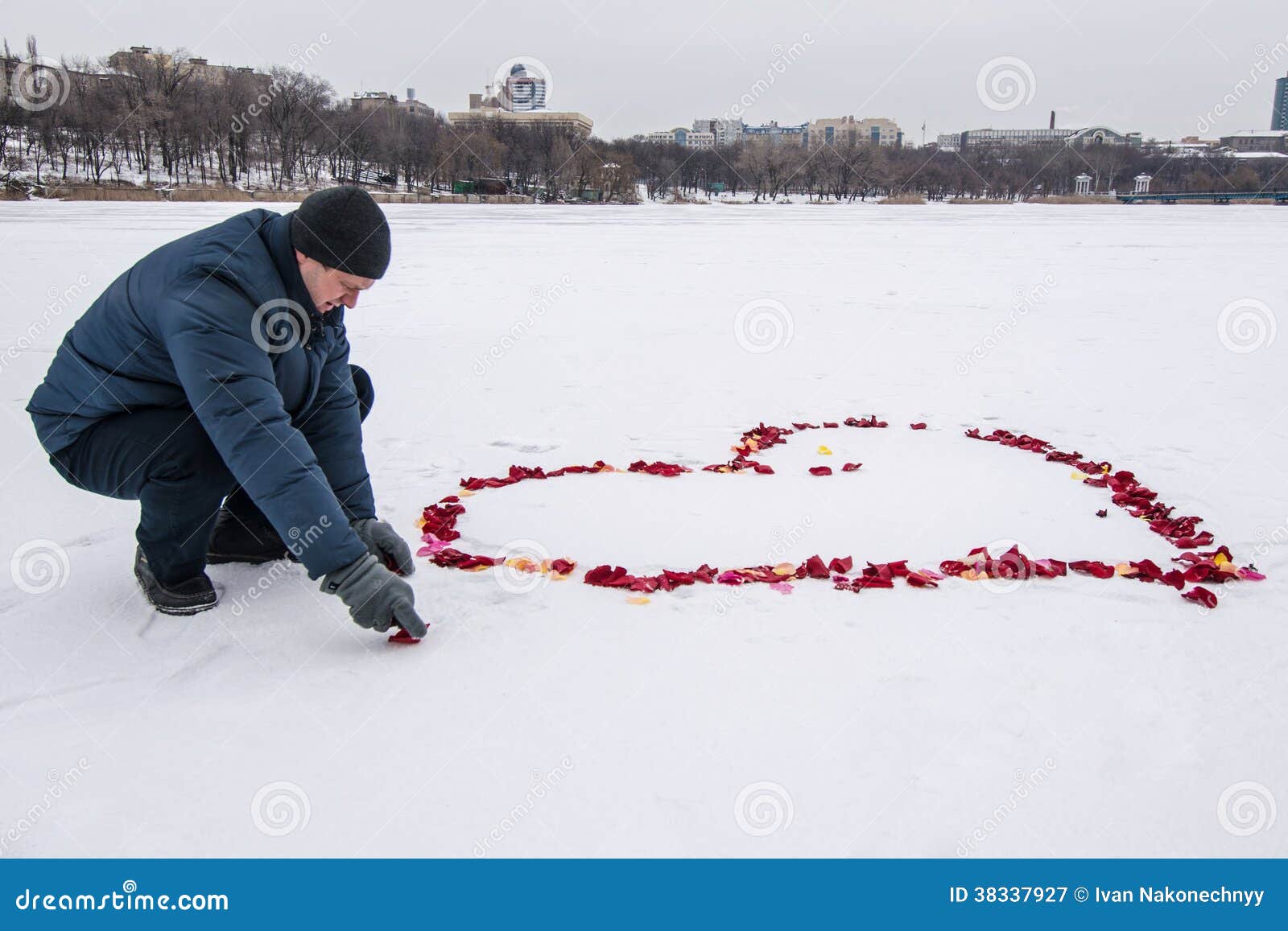Магомаев сердце на снегу