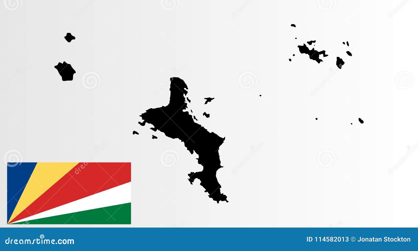 Флаг Сейшельских Островов Фото