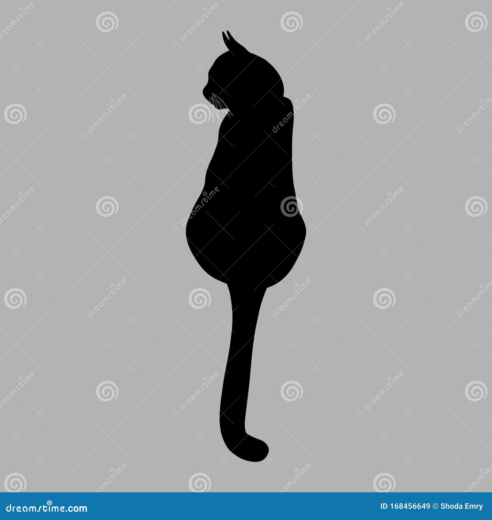 Кошка силуэт