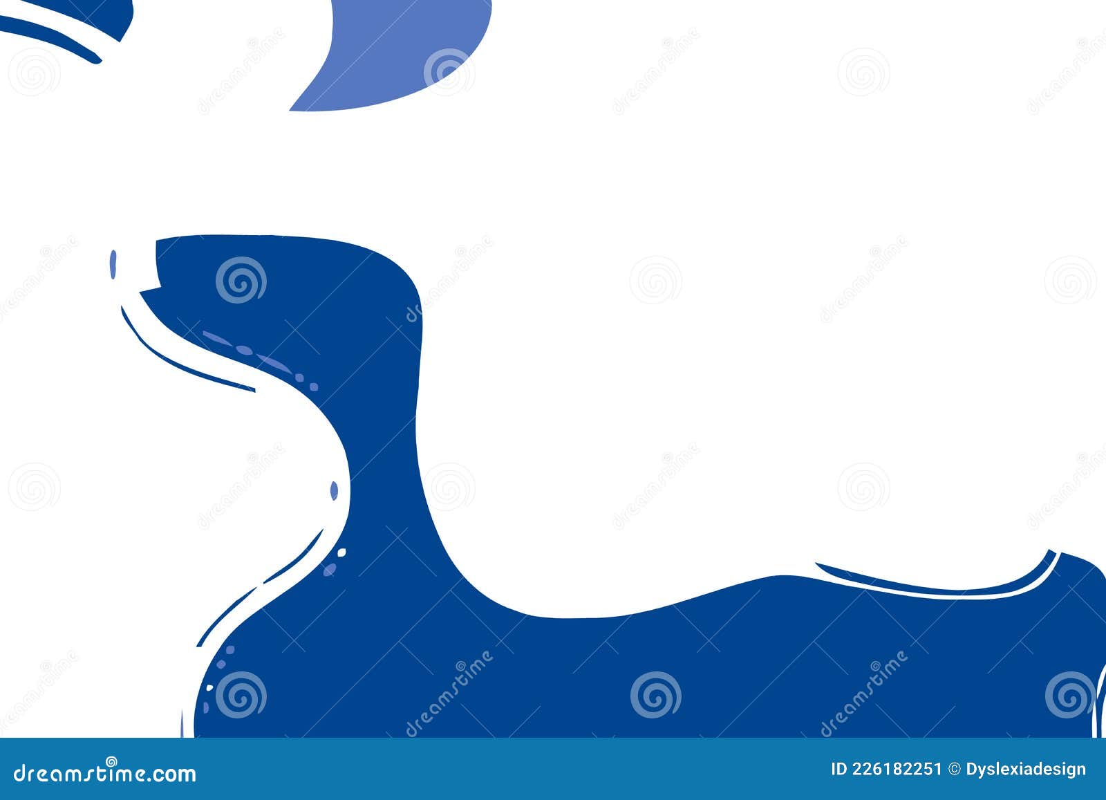 синий и белый фон. абстрактный вектор. конструкция движущихся волн.  геометрия жидкости 2d рендеринг цифровая иллюстрация Иллюстрация вектора -  иллюстрации насчитывающей сторонника, рамка: 226182251