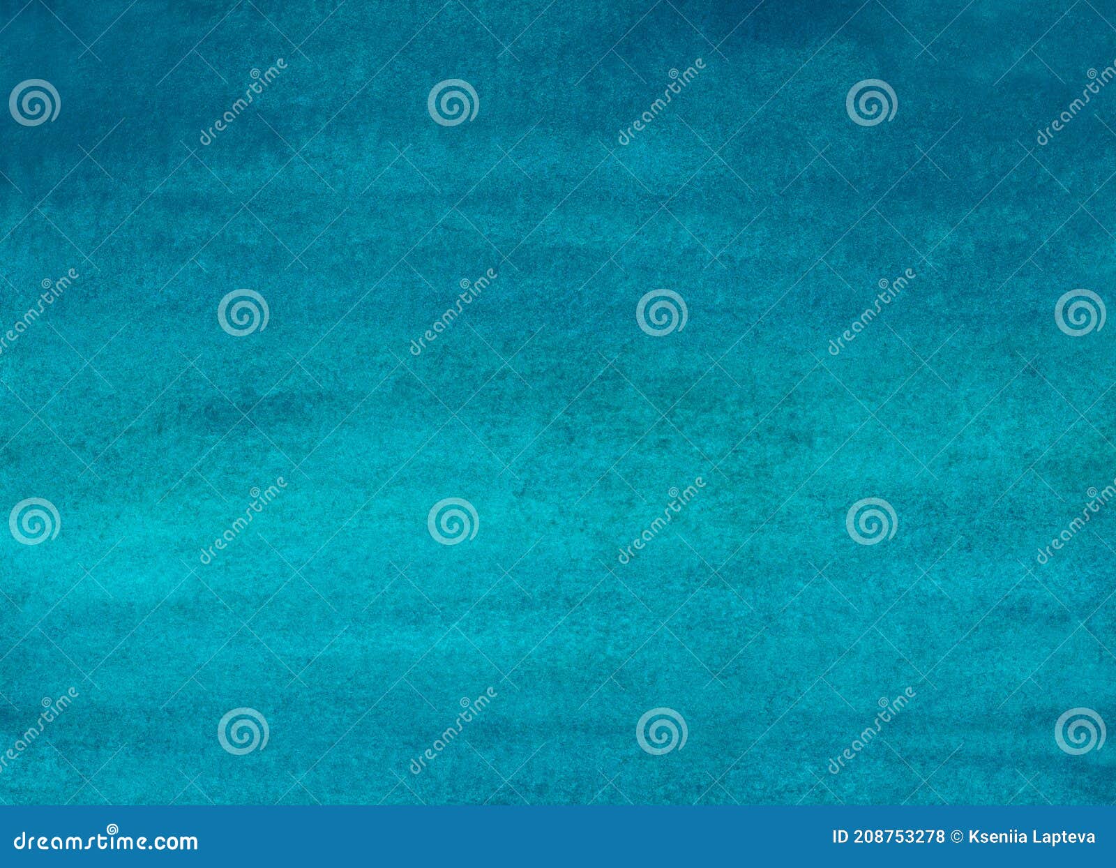 Синий фон градиента акварели.. Художественный спокойный фон Ombre  бирюзового цвета. Пятна на бумаге Стоковое Фото - изображение насчитывающей  агенства, художничества: 208753278