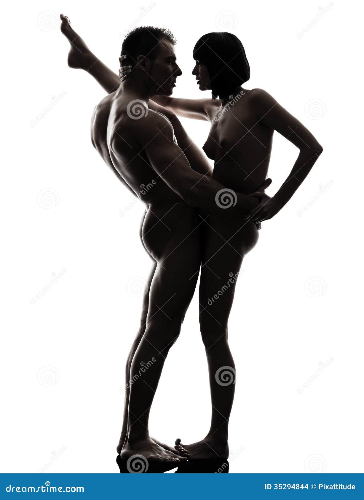 Силуэт деятельности при влюбленности Kamasutra пар сексуальный Стоковое Фото - изображение насчитывающей наг, силуэт: 35294844