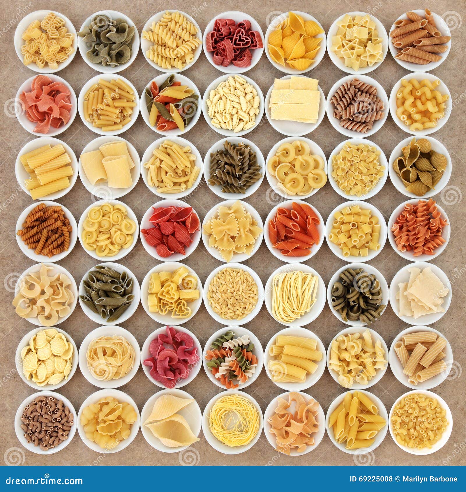 Коллекция макаронных изделий