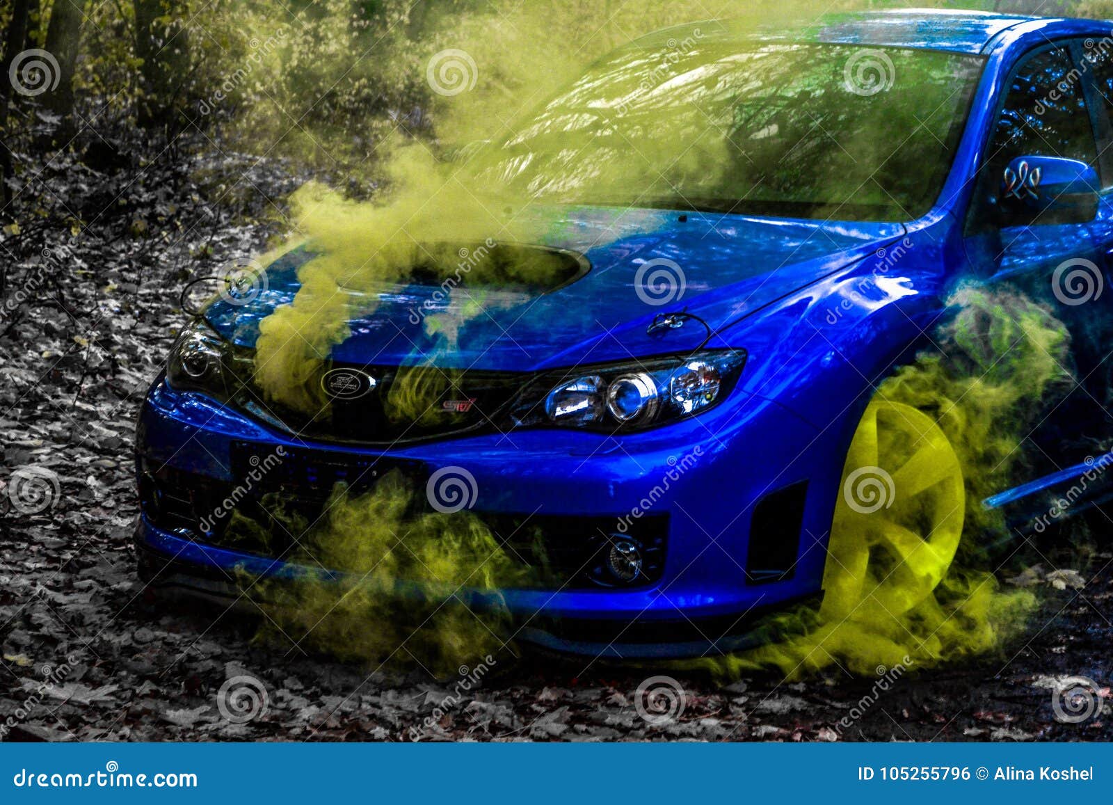 Спортивная машина STI Racecar Subaru Impreza WRX Редакционное Фото -  изображение насчитывающей субару, взволнованность: 105255796