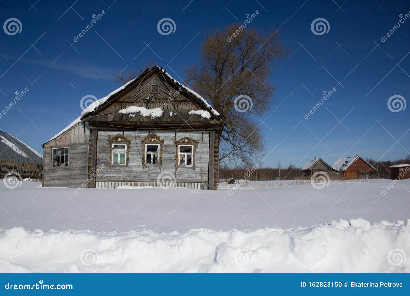 Русская Деревня Зимой Фото Русская Деревня Зимой Фото