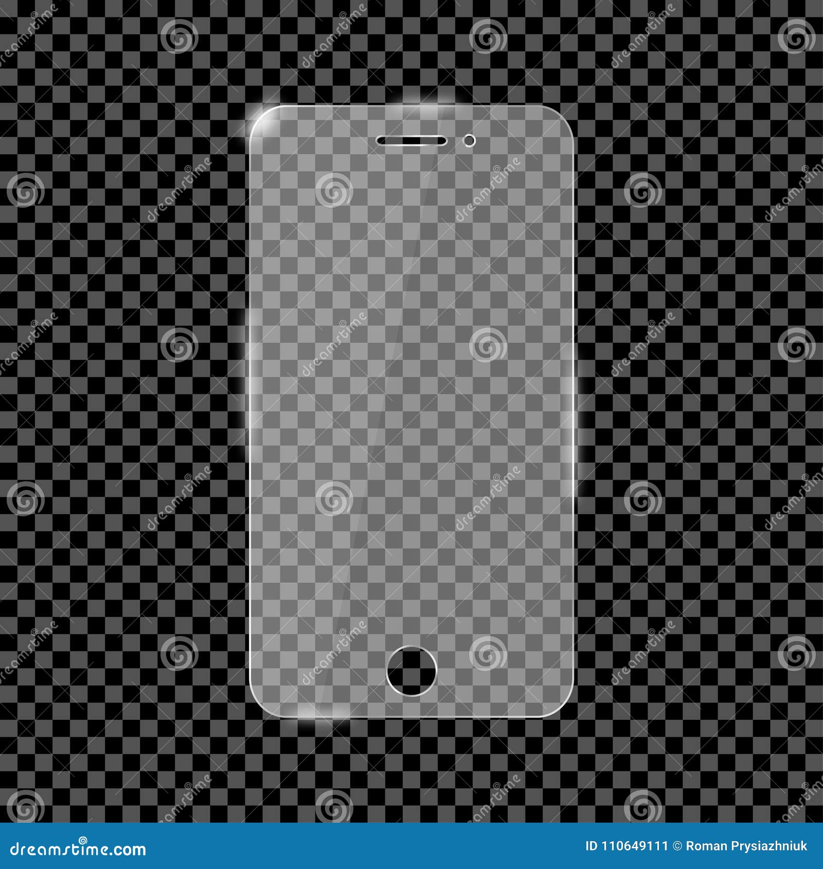 Стеклянный протектор экрана для Smartphone Стеклянная крышка для монитора  мобильного телефона вектор Иллюстрация вектора - иллюстрации насчитывающей  передвижно, рему: 110649111