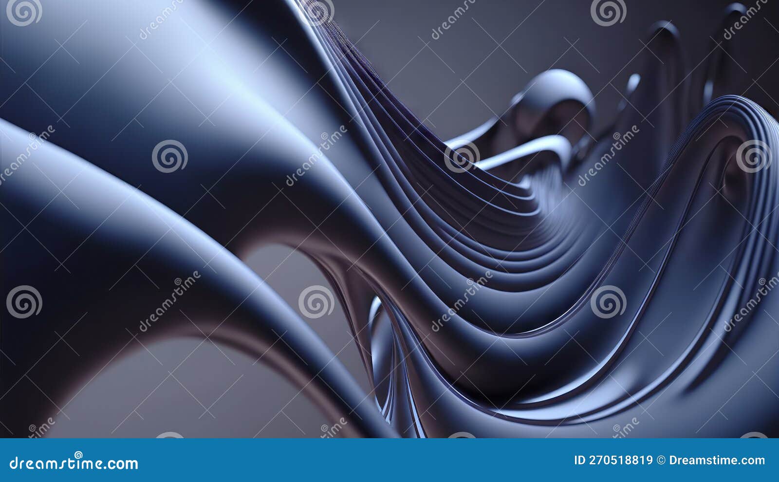 сюрреалистические темно-синие глянцевые обои с абстрактными волнистыми  фигурами. фон с текстурой извилистых организмов Иллюстрация штока -  иллюстрации насчитывающей отклонять, иллюстрация: 270518819