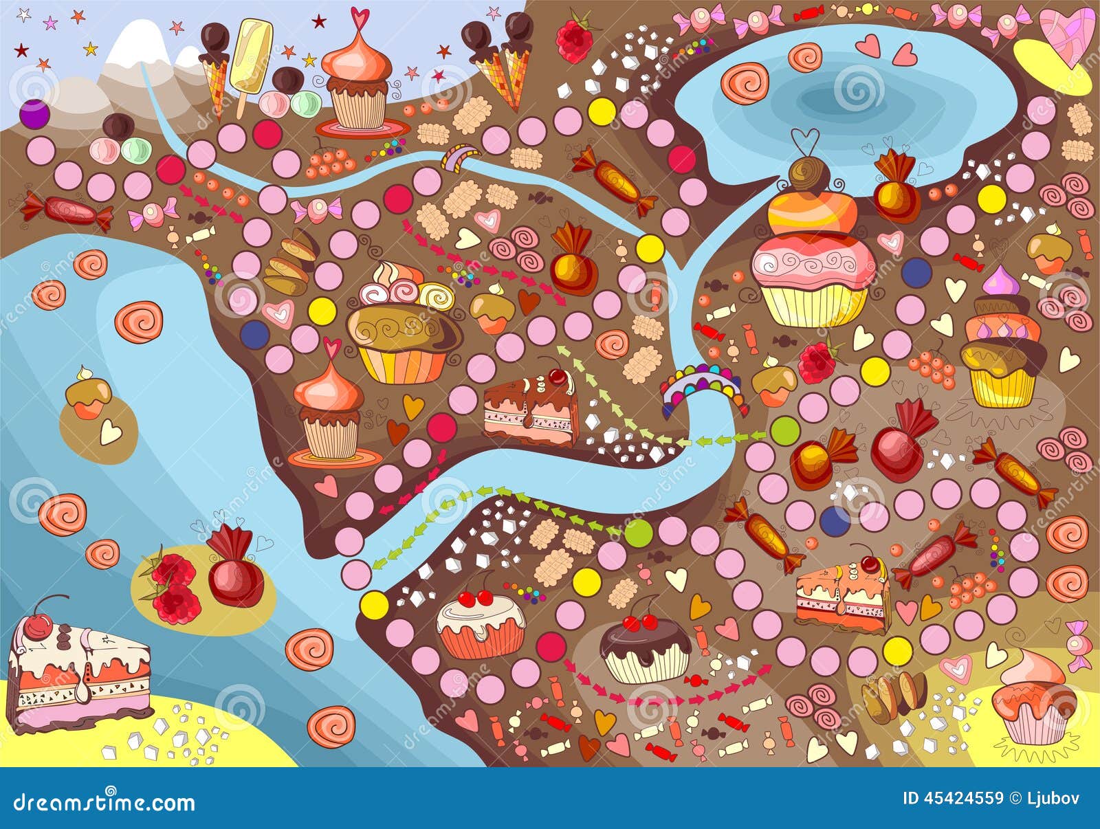Карта сладостей