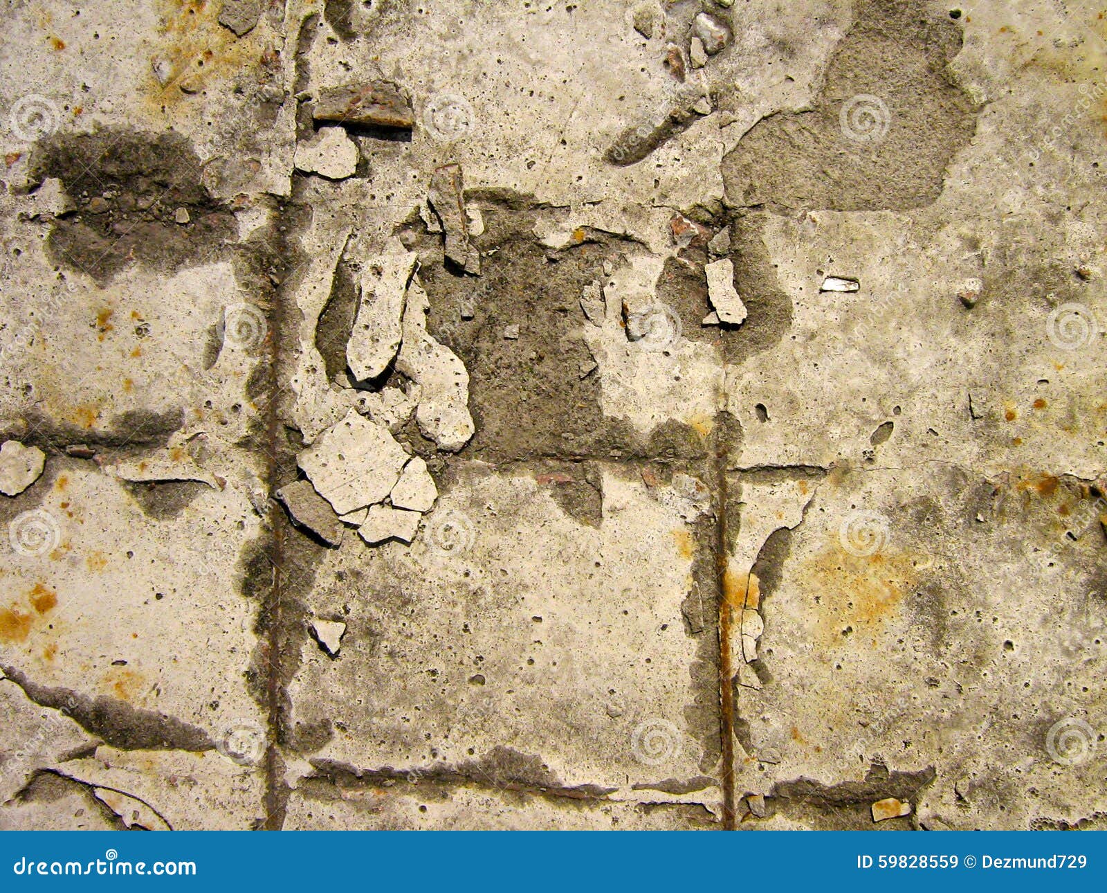 Текстура старого разрушенного бетона Стоковое Изображение - изображение ...
