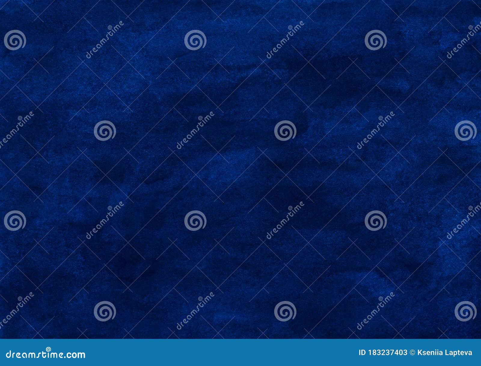 Текстура темно-синей рисования фона акварели.. Винтажный нарисован вручную  фон Watercolour Blue глубины океана. Пятна на бумаге Иллюстрация штока -  иллюстрации насчитывающей абстракционизма, чертеж: 183237403