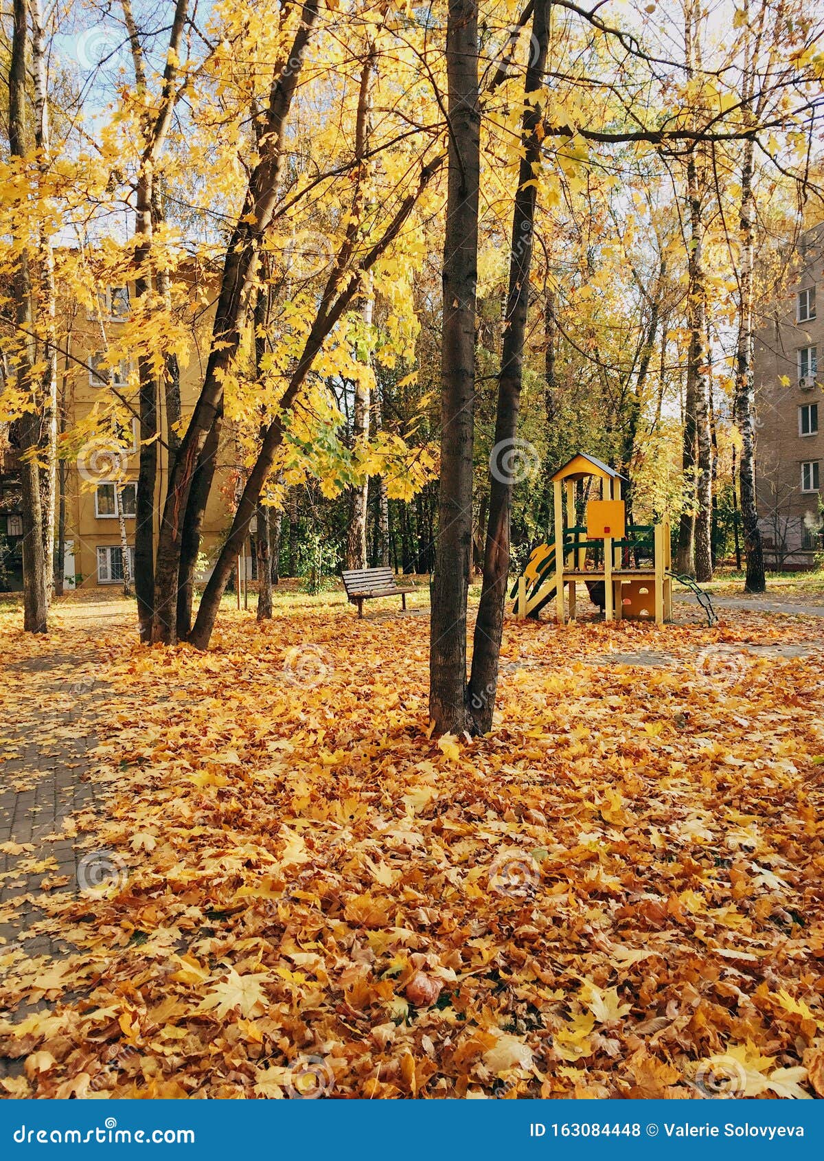 Осенний Двор Фото