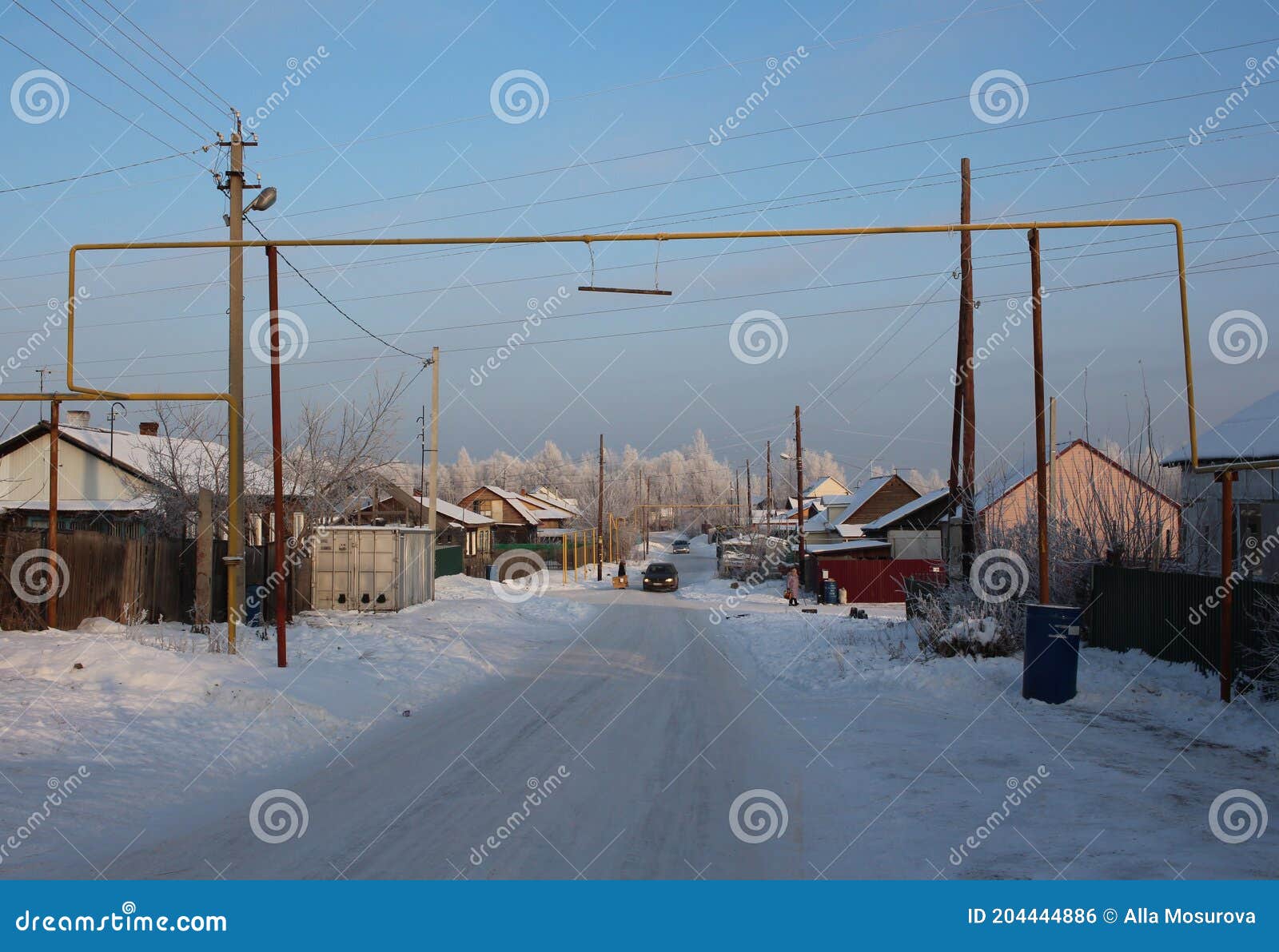 Фото Поселков Зимой