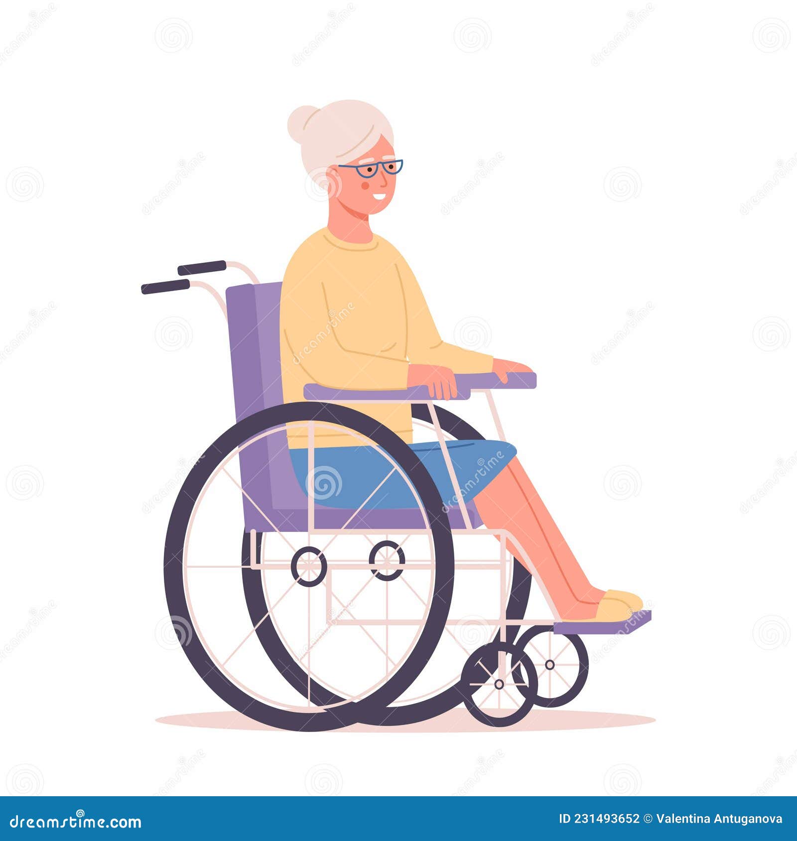 улыбающаяся дама, сидящая в инвалидном кресле. Бабушка-инвалид Иллюстрациявектора - иллюстрации насчитывающей обслуживание, пожило: 231493652