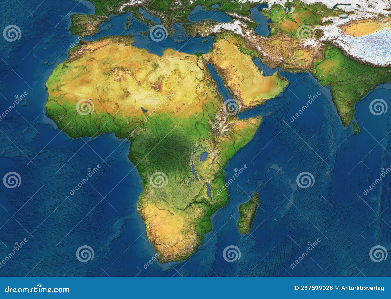 физическая карта африки иллюстрация штока. иллюстрации насчитывающей карта- 237599028