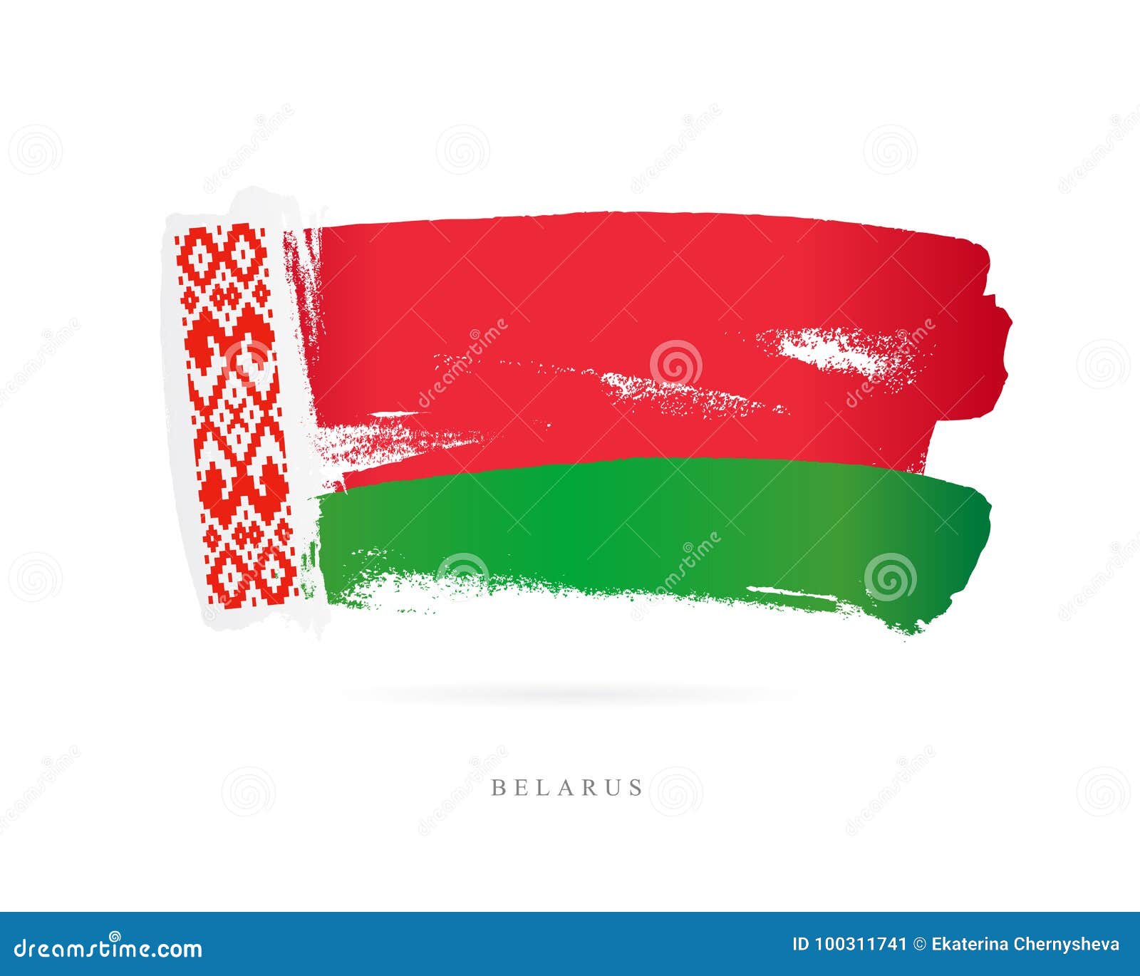 Флаг белоруссии арт