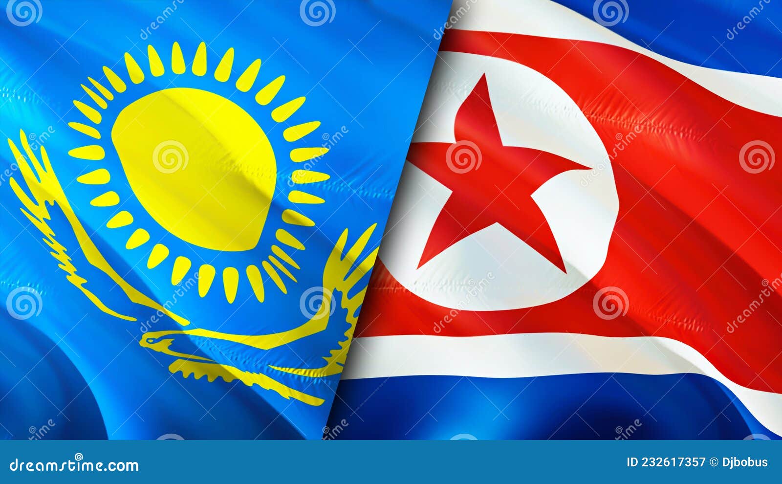 флаг Казахстан и Северная Корея 3d. Картина флага Казахстана. Казахстан  против севера Иллюстрация штока - иллюстрации насчитывающей политическо,  нация: 232617357