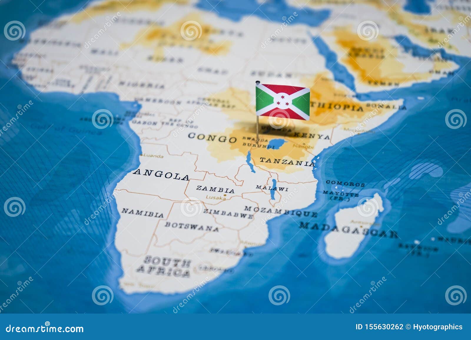 Флаг Бурунди Фото
