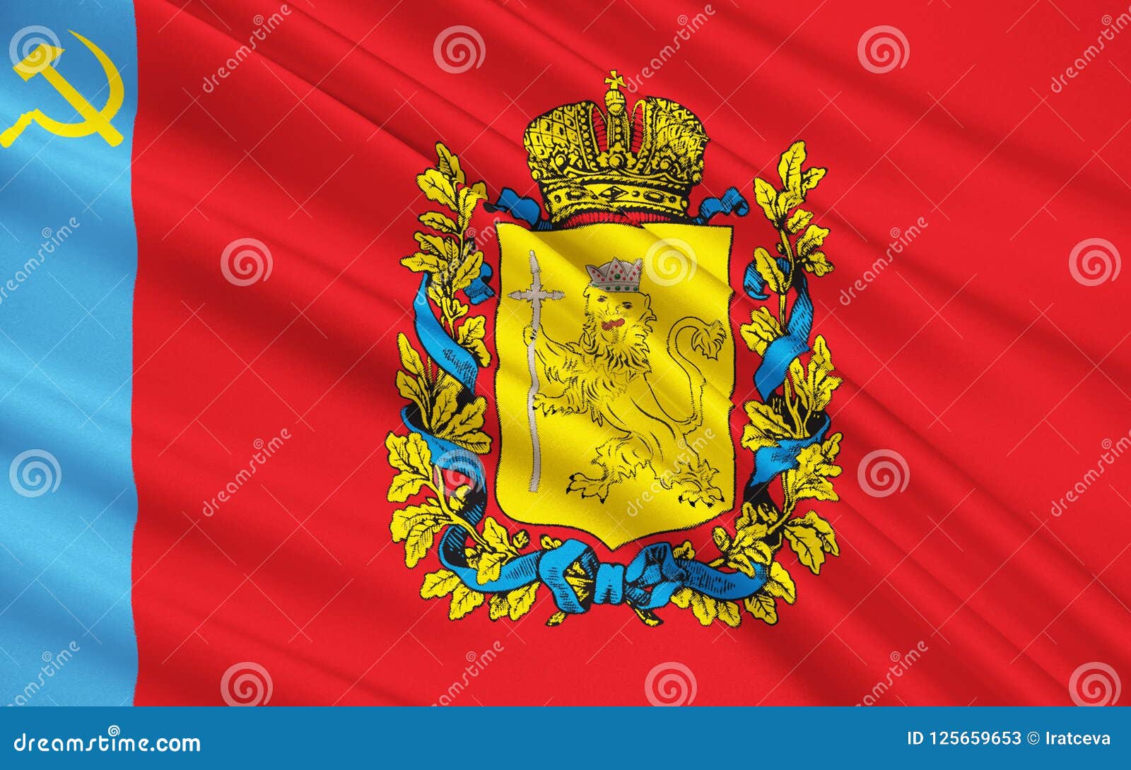Флаг Владимира Фото Флаг Владимира Фото